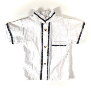 Toddlers’ White Short Sleeve Dress Shirt - 2T